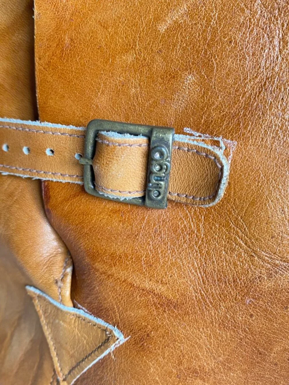 Vintage Dingo Brown Cognac Leather Insulted Boots Men's Size 10 - Picture 14 of 14